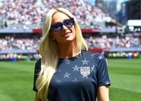 Paris Hilton Surprises at World Cup Match Between USA and Turkey — Paris Hilton made an unexpected appearance at the Wor