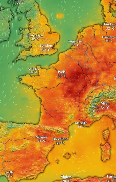 Extreme Heat Claims 109 Lives in Paris in One Day — Paris experienced a tragic toll of 109 fatalities due to extreme hea