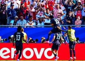 Julio Enciso Celebrates Paraguay's Historic Penalty Shootout Victory Over Germany — Julio Enciso expressed joy after Par