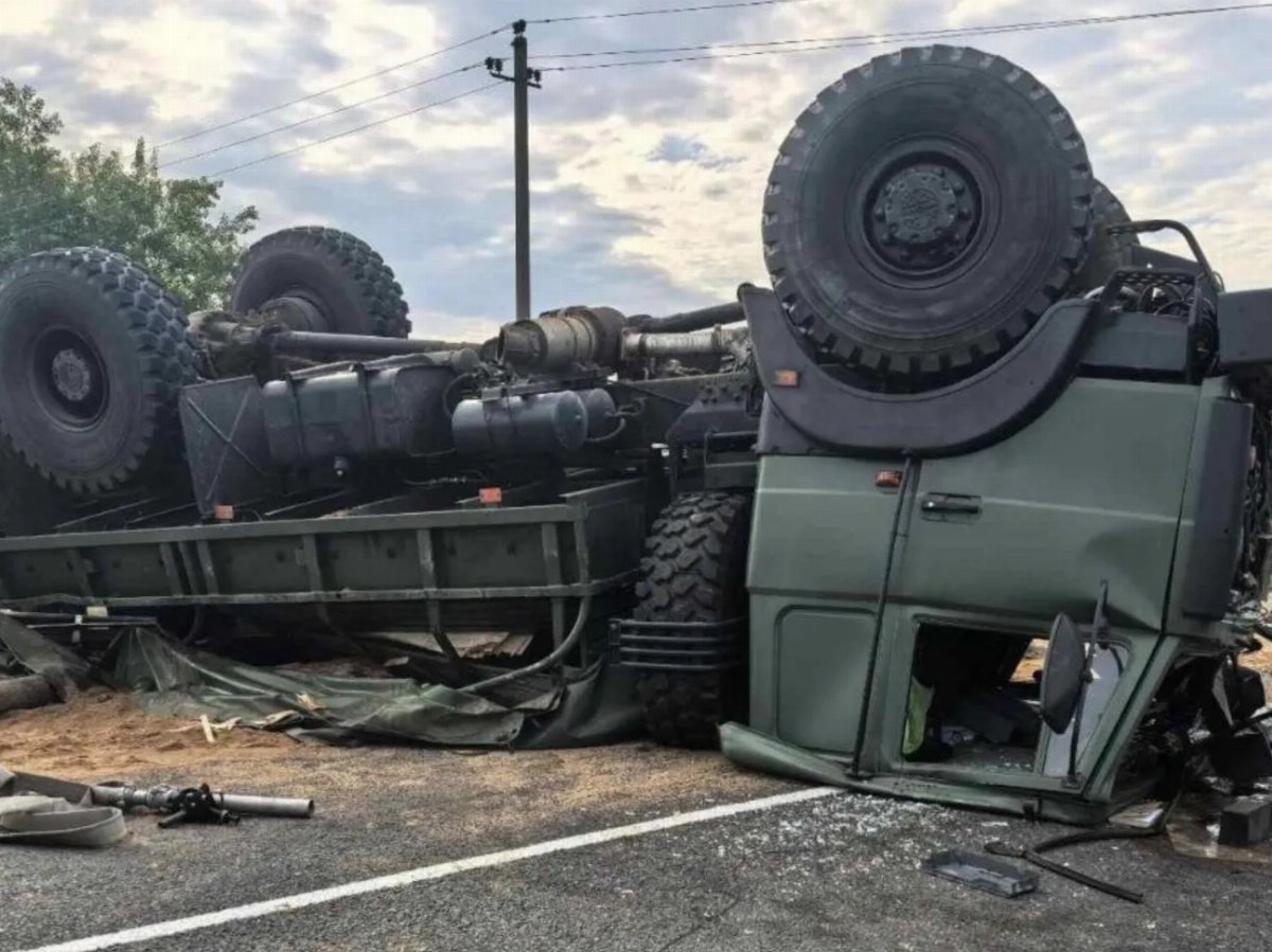 Serious Accident Involving Military Truck Occurs in Belarus — A military truck overturned in Belarus, resulting in multi