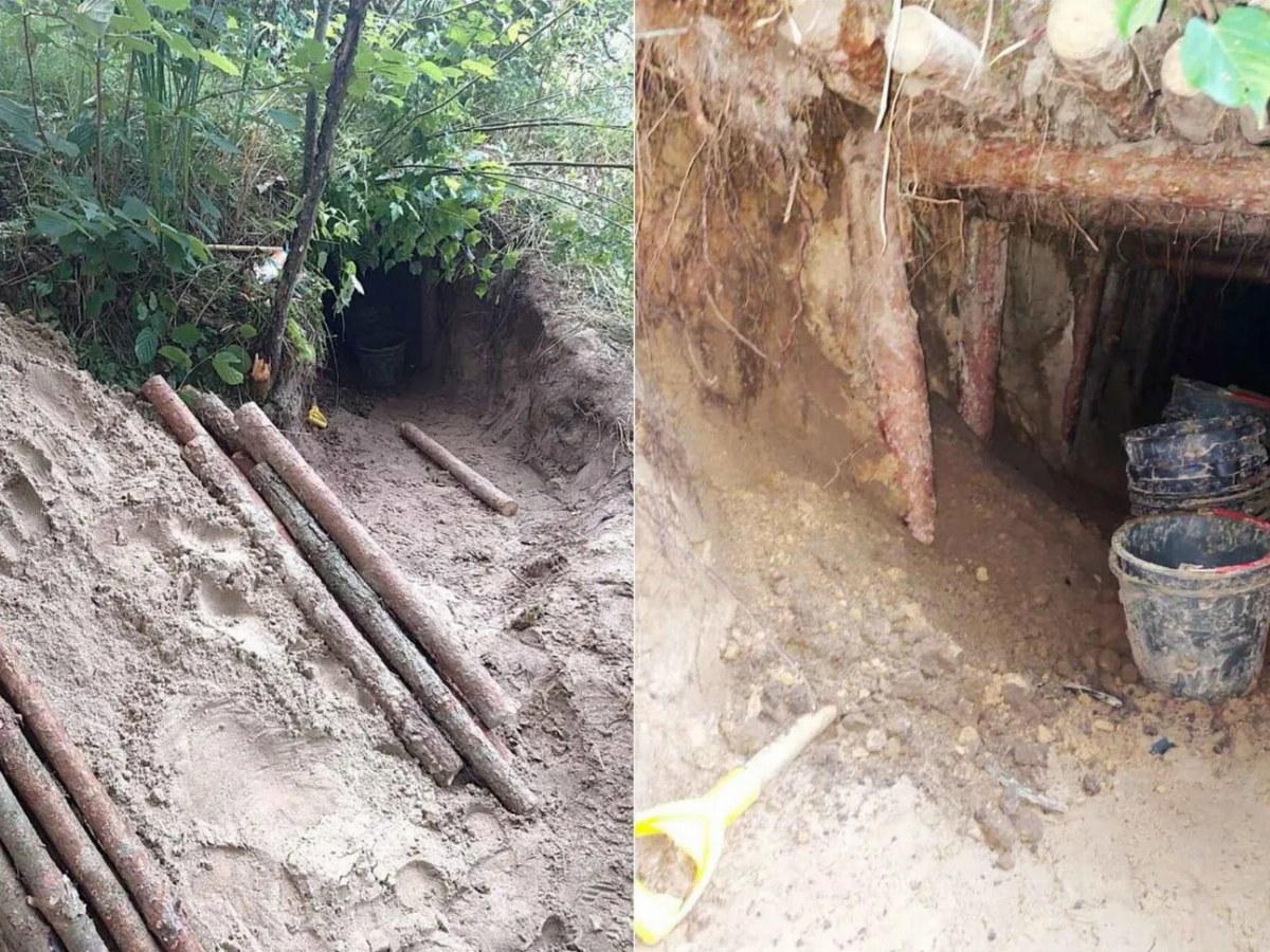 Lithuanian Authorities Discover 11-Meter Tunnel from Belarus — An underground tunnel was uncovered near Pertak, Lithuani