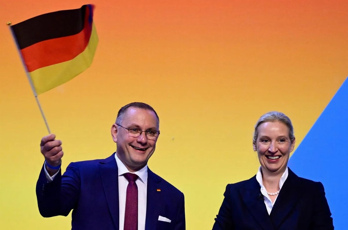 German Far-Right AfD Leaders Reelected Amid Massive Protests — German far-right party AfD leaders were reelected in Erfu