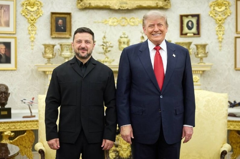 Zelensky Discusses Patriot Interceptor Production Licenses with Trump — Ukrainian President Zelensky spoke with Trump ab
