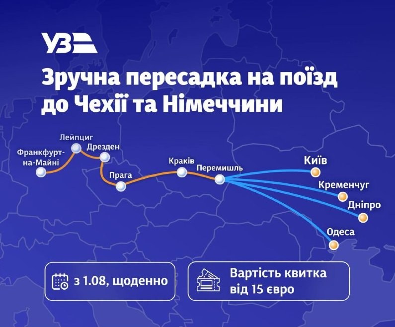 New Night Train Launches from Przemyśl to Frankfurt Starting August 1 — A new night train from Przemyśl to Frankfurt wil
