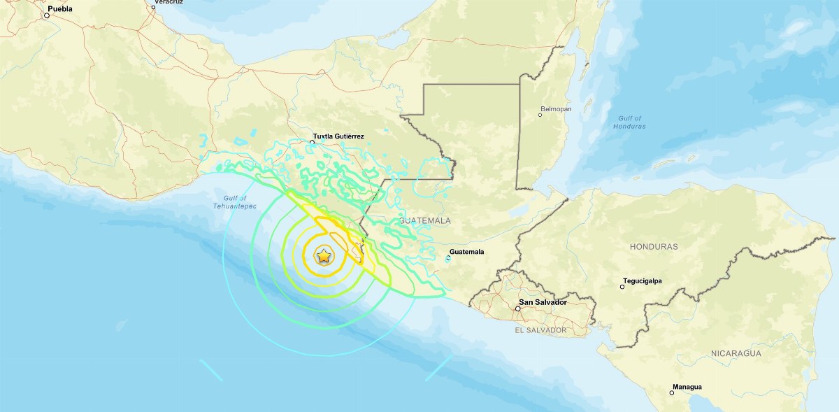 Powerful Earthquake Strikes Pacific Coast Near Mexico-Guatemala Border — A 7.3 magnitude earthquake hit the Mexico-Guate
