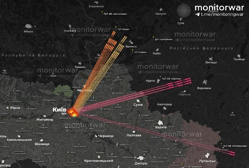 Russia Launches Over 40 Ballistic Missiles at Kyiv in 40 Minutes — In a rapid assault, Russia fired approximately 40 bal