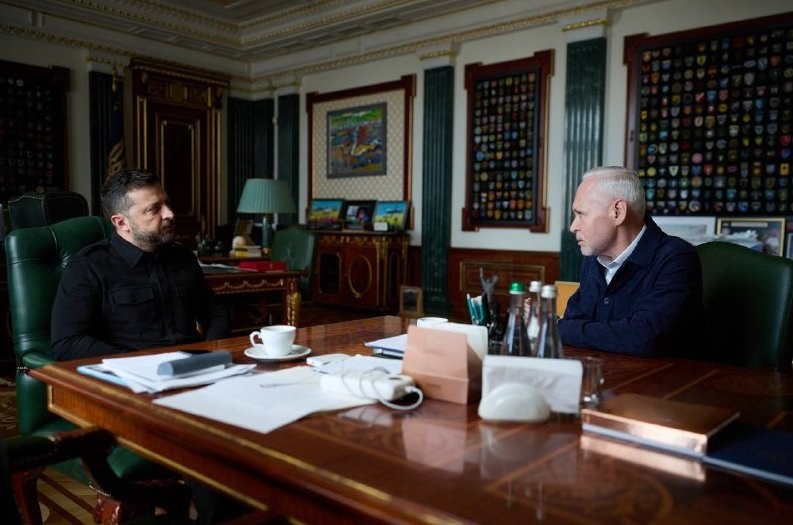 Zelenskyy Discusses Challenges Facing Kharkiv with Mayor Terekhov — President Zelenskyy met with Kharkiv Mayor Terekhov