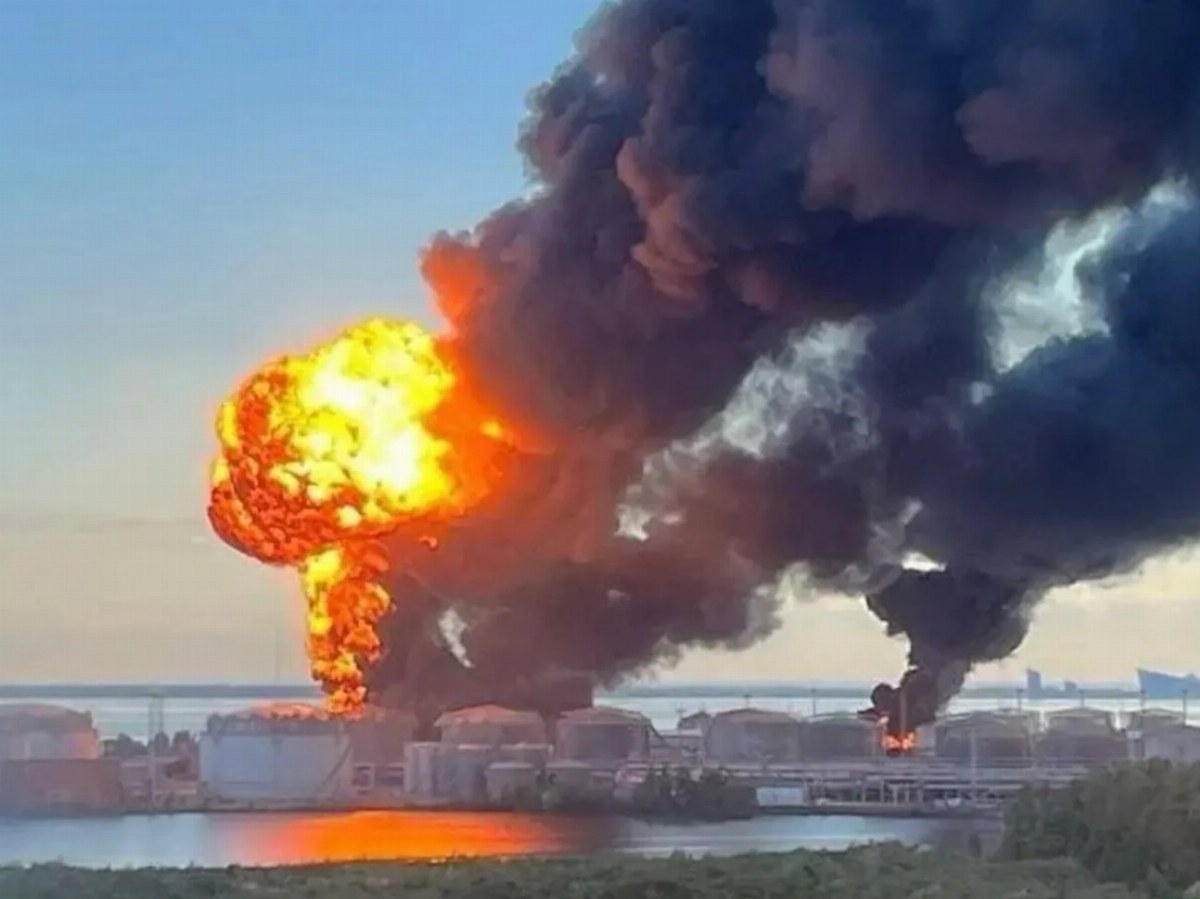 Attacks on St. Petersburg Oil Terminal Cause Fires Amid Ongoing Conflict — St. Petersburg's oil terminal has been target