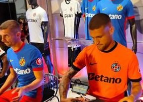 FCSB Players Share Thoughts on New Team Gear Ahead of Season — Florin Tănase and Daniel Bîrligea express excitement abou