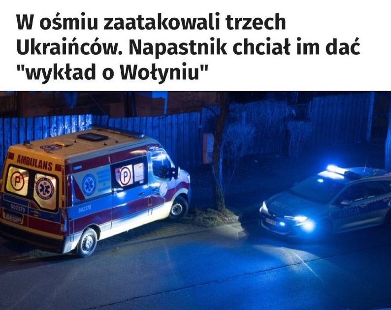 Eight Poles Assault Three Ukrainians in Poland — Eight Polish individuals attacked three Ukrainians in Poland, with one