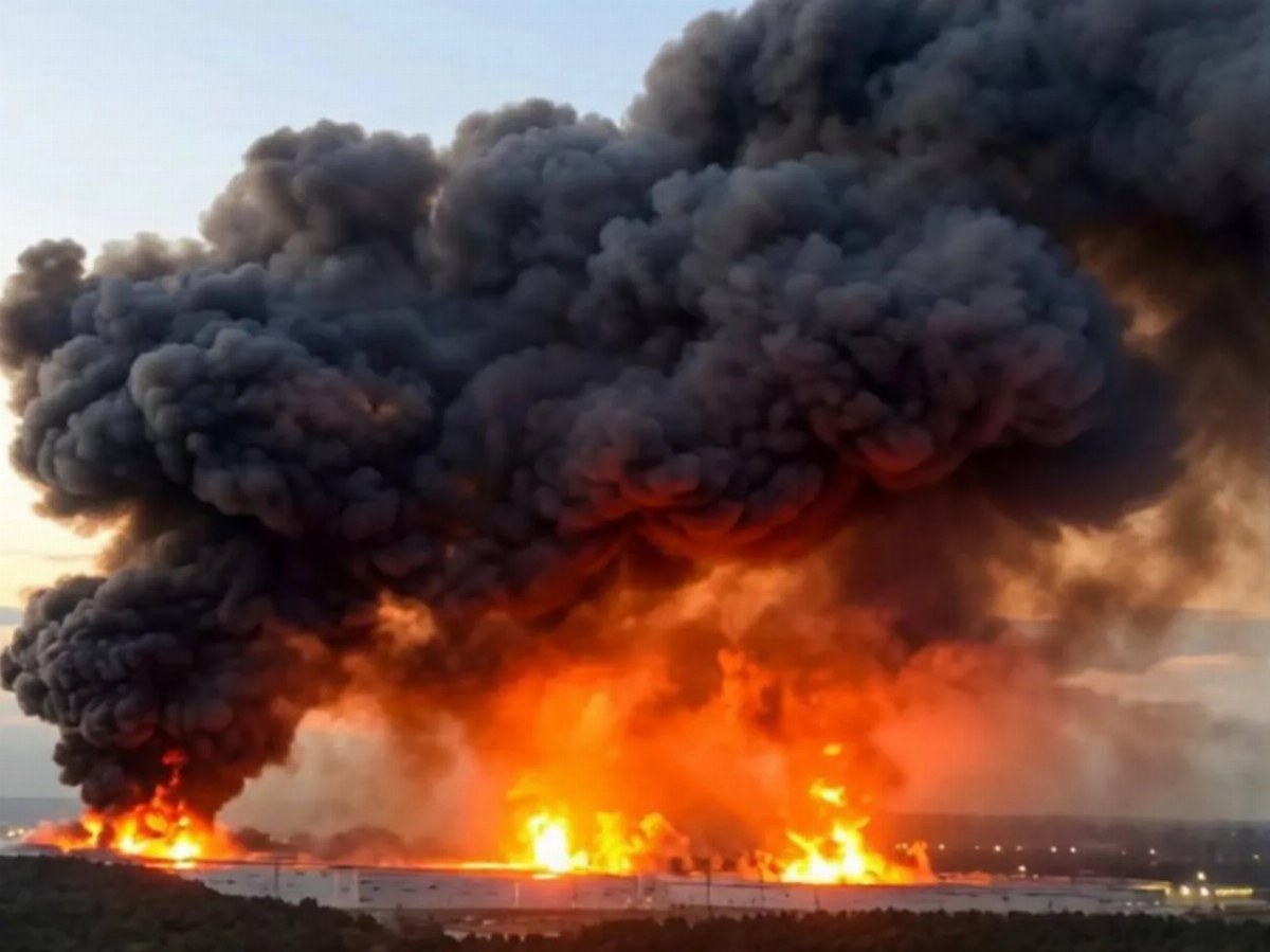 Moscow Region Hit by Drone Attack, Two Warehouses Burn — At least 600 drones targeted the Moscow region, damaging two wa