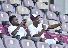 Rapid București Welcomes New Signings Ouedraogo and Doumbia — Latif Ouedraogo and Chec Bebel Doumbia were spotted at the