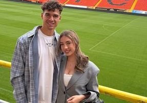 Kevin Ciubotaru Introduced as Dundee United Player with Support from Girlfriend — Andreea Popovici steals the spotlight