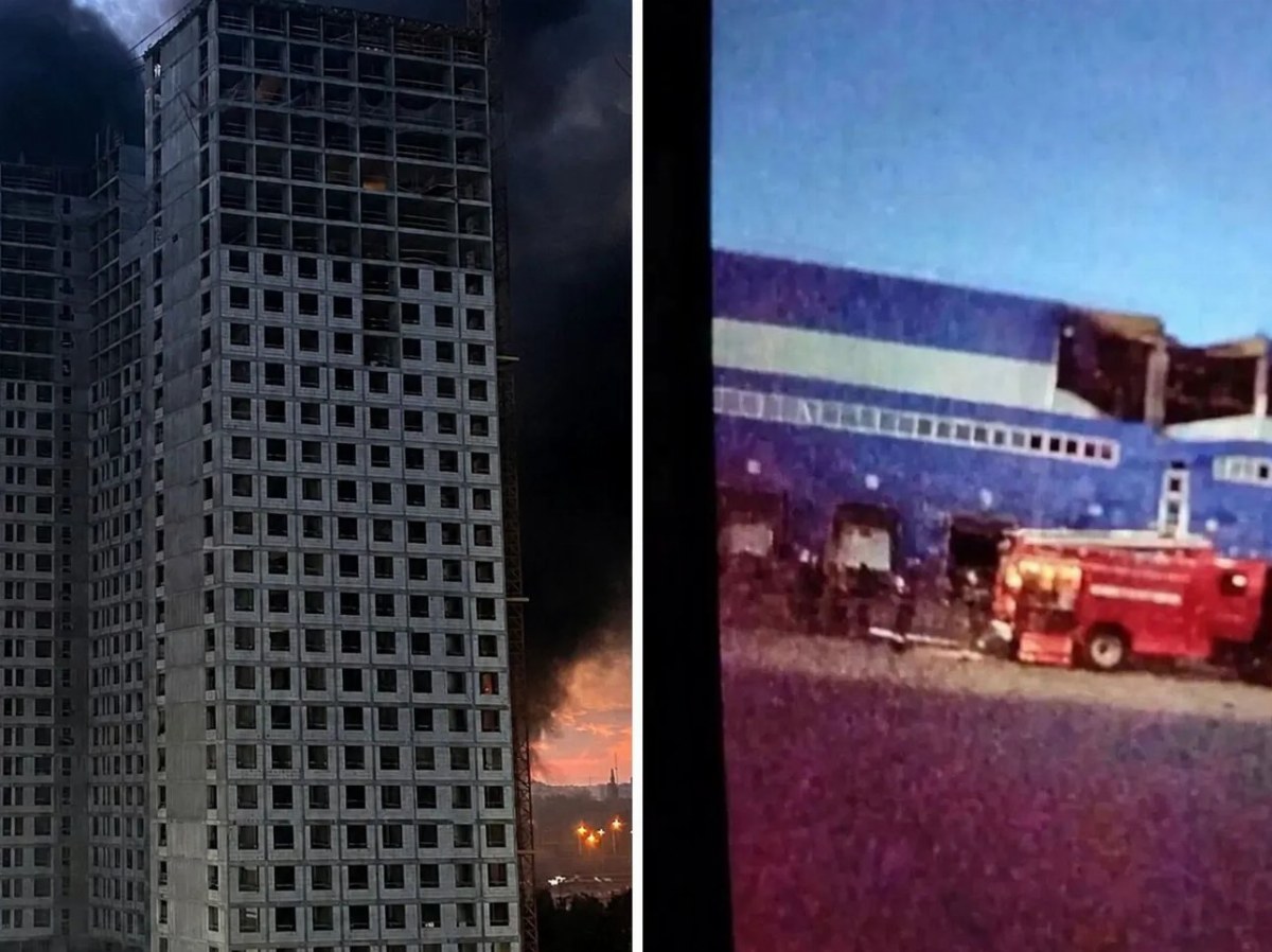 Over 600 Drones Strike Moscow, Wildberries Warehouse Damaged — More than 600 drones attacked Moscow, resulting in fires