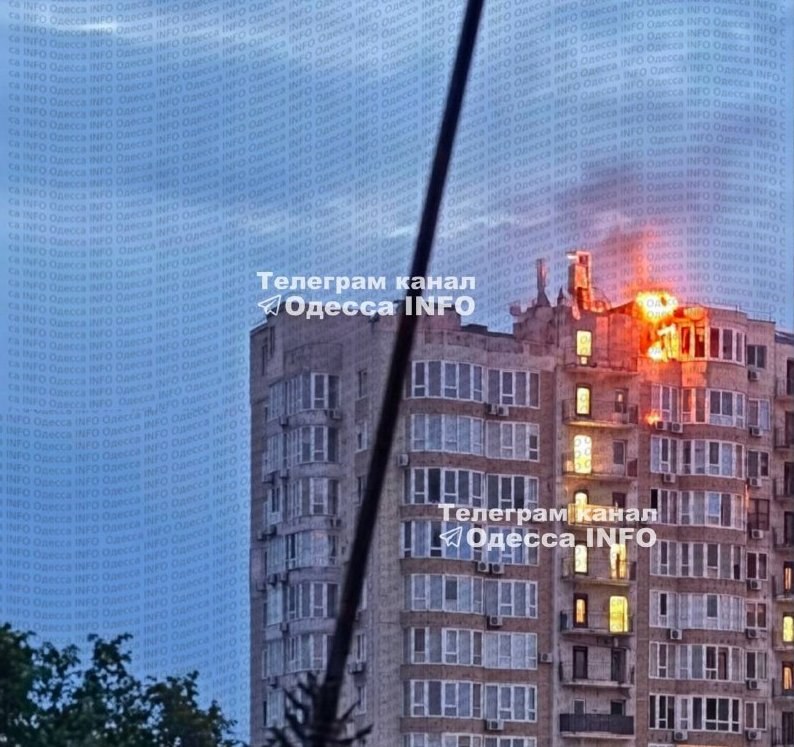Russian Strikes Hit Residential Building in Odesa — A residential building in Odesa has been damaged following Russian s