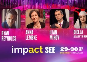 Ryan Reynolds, Dr. Anna Lembke, and AI Minister Diella to Speak at Impact SEE in Bucharest — Ryan Reynolds and Dr. Anna