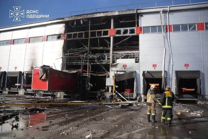 New Post Terminal in Odesa Beyond Repair Following Attack — The New Post terminal in Odesa cannot be restored after a Ru