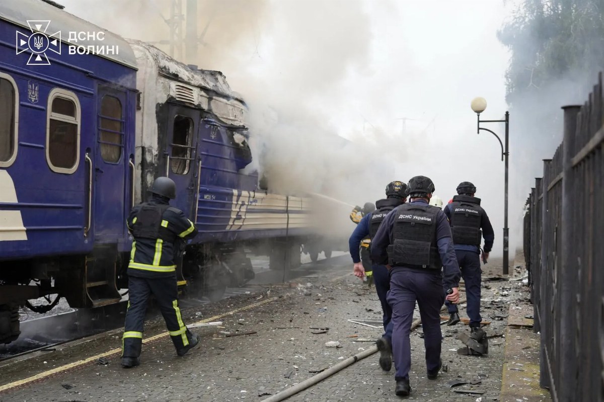 Russian Drone Attack Likely Targeted Diplomatic Train Near Poland-Ukraine Border — A Ukrainian railway company claims a