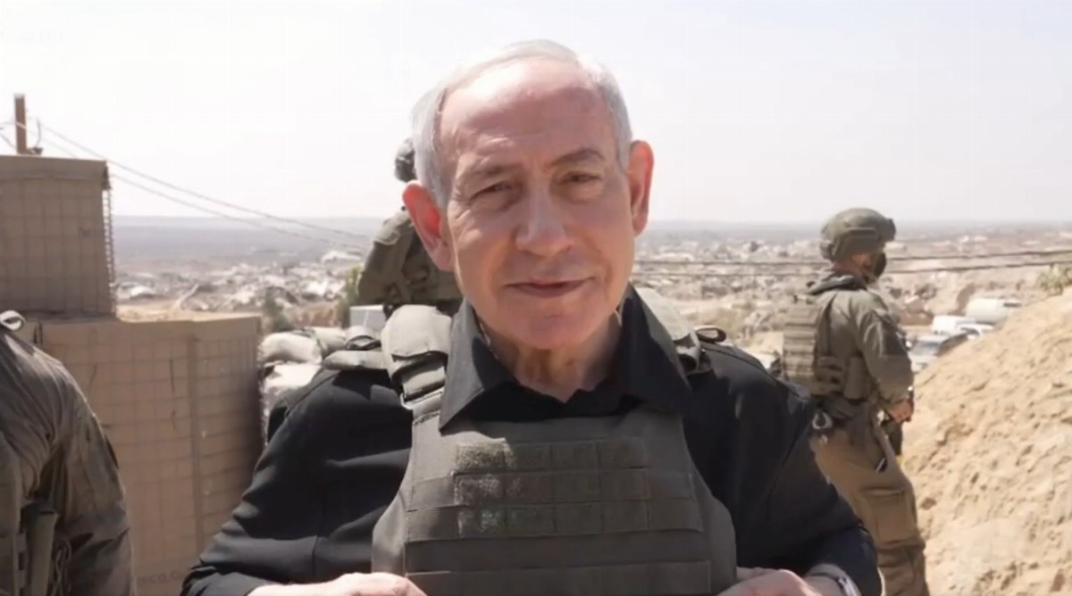 Netanyahu Visits Gaza, Asserts Israeli Control Amidst Ongoing Tensions — Israeli Prime Minister Benjamin Netanyahu visit