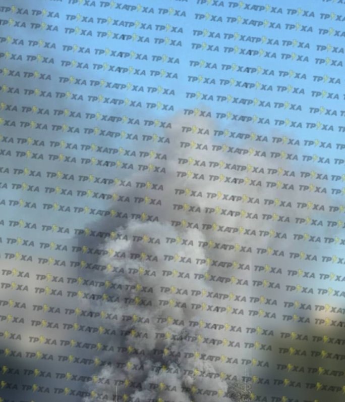First Images Emerge from Kyiv Strike Showing Heavy Smoke — Initial images from the Kyiv strike reveal significant smoke.