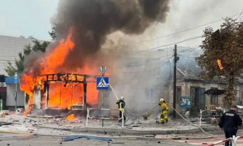 Massive Russian Drone Attack Targets Western Ukraine, Causing Casualties — A series of drone strikes in western Ukraine