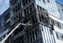 Four Dead in Daytime Drone Strike on Kiev Office Building — A Russian drone attack on Kiev resulted in at least four dea