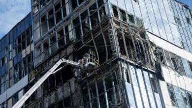 Four Dead in Daytime Drone Strike on Kiev Office Building — A Russian drone attack on Kiev resulted in at least four dea