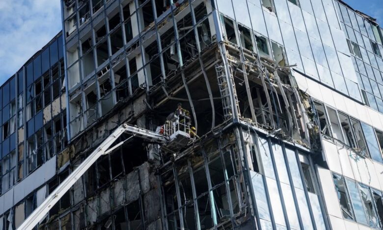Four Dead in Daytime Drone Strike on Kiev Office Building — A Russian drone attack on Kiev resulted in at least four dea