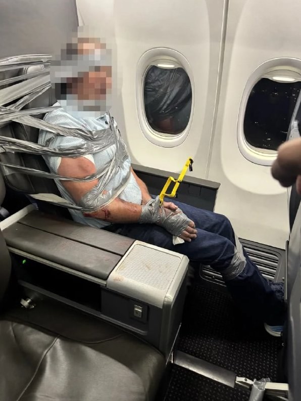 Passenger Assaults Fellow Flyers on US Flight, Bites Crew After Restraint — A man assaulted passengers on a flight in th