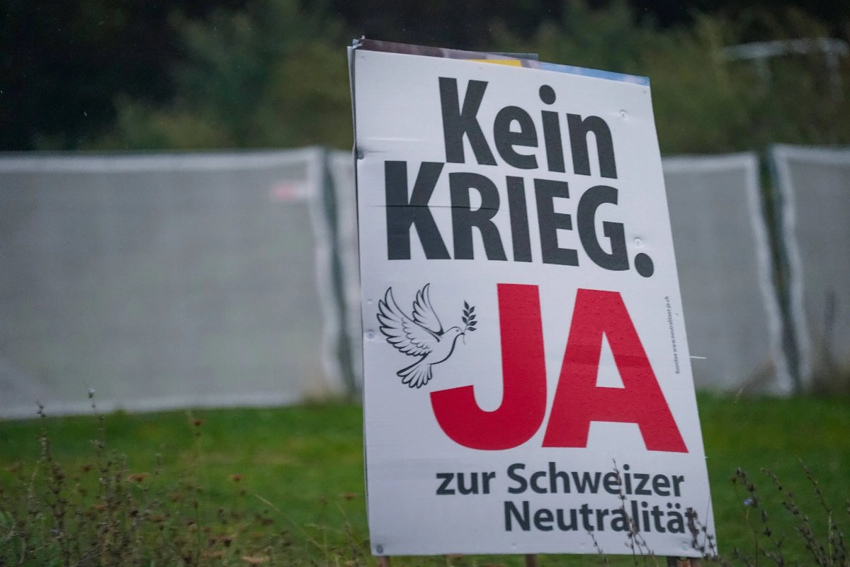 Swiss Voters Decide on Initiative to Strengthen National Neutrality — Swiss citizens vote on a citizen initiative to rei