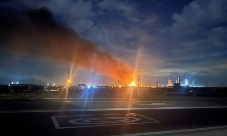 Over 100 Rockets Target Russian Oil Refinery Amid Ongoing Attacks — Russian oil facilities come under attack, with repor