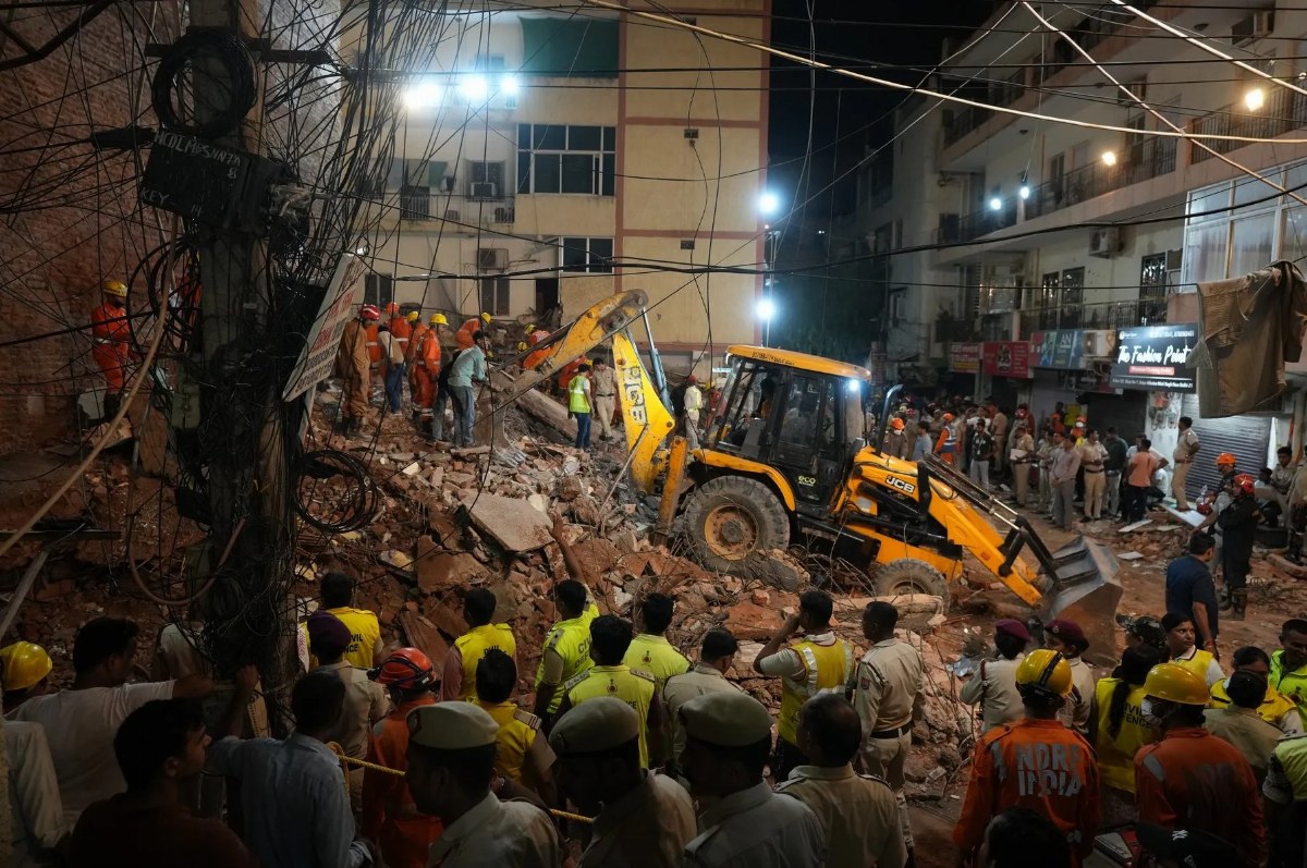 Building Collapse in New Delhi Claims at Least Three Lives — A residential building in New Delhi collapsed, resulting in