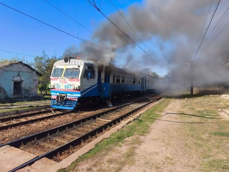 Russia Strikes Passenger Train in Kharkiv Region, Injuring Two — Two passengers suffer serious injuries after a Russian