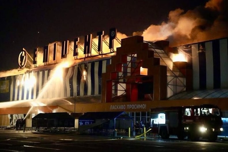 Russia Strikes Nine Shopping Centers in Ukraine Over a Week — Russia has attacked nine shopping centers across Ukraine,