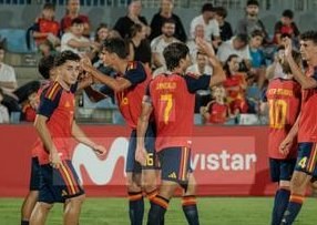 Spain's U21 Team Dominates Romania in 7-1 Victory at Ibiza — Spain's U21 team secured a resounding 7-1 win over Romania,