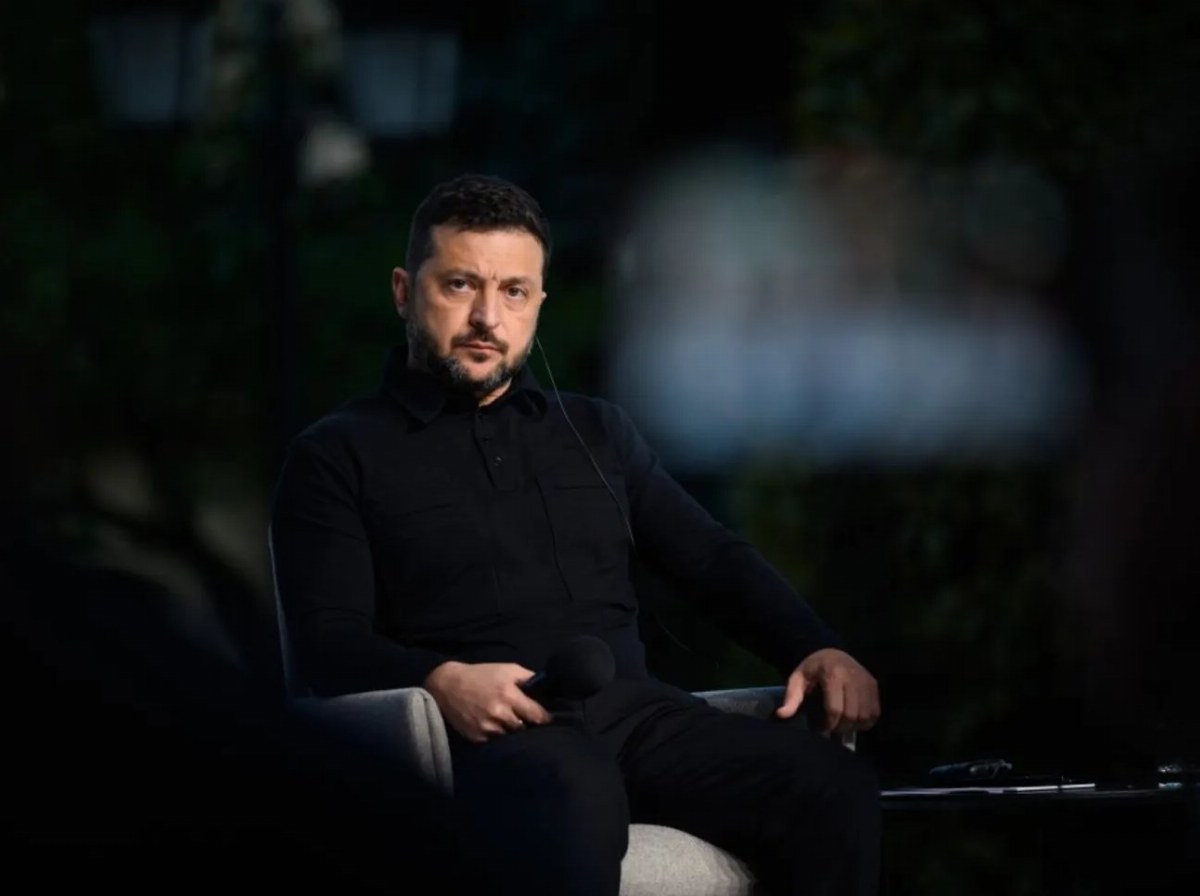 Zelensky Accuses Putin of Provoking Escalation with Attacks on Ukrainian Infrastructure — Ukrainian President Zelensky w