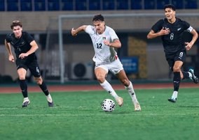 Assad Al Hamlawi Shines with Double in Palestine's 5-0 Win Over China — Assad Al Hamlawi scored twice in Palestine's 5-0