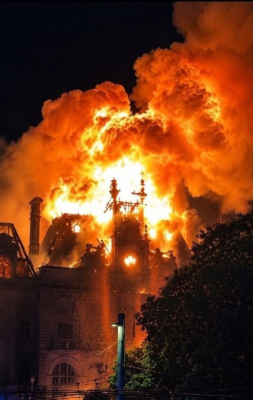 Protesters Set Fire to Historic Building in Limoges, France — Protesters have burned down an iconic building in Limoges,