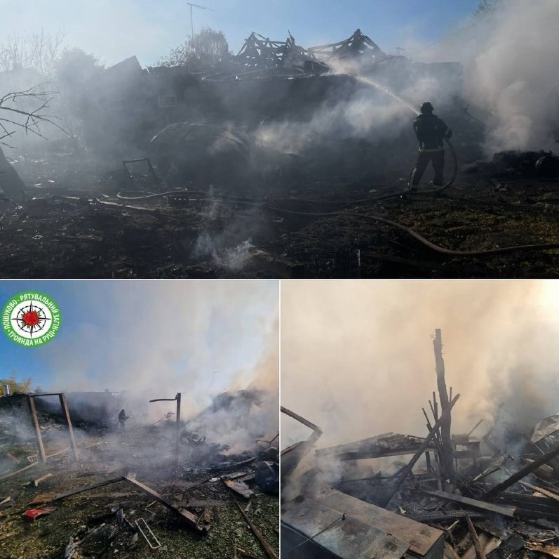 Several Buildings Destroyed in Kharkiv Airstrike — A 35-year-old woman was killed and ten others injured in an airstrike