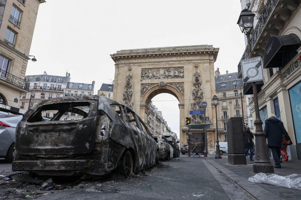 France Implements Curfews Amid Violent Protests and Looting — French authorities have imposed curfews in cities like Par