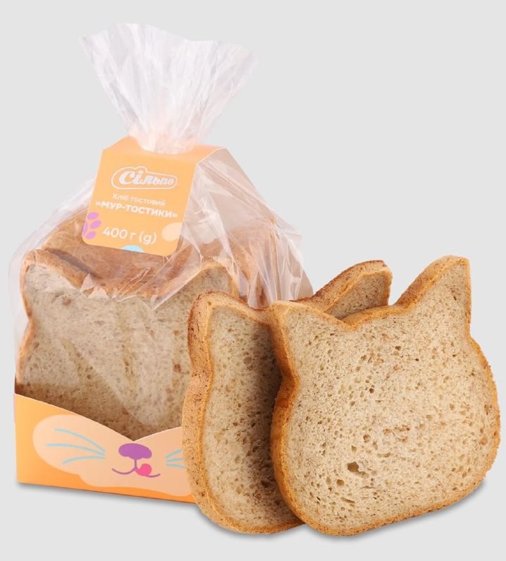 Cat Face-Shaped Bread Now Available at Silpo for 99 UAH — Cat face-shaped bread is now being sold at Silpo for 99 UAH fo
