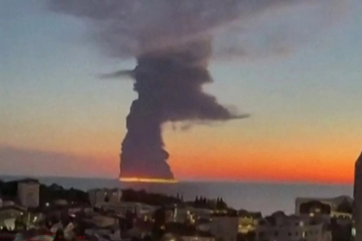 Massive Fire Erupts Near Sochi After Ukrainian Strike on Oil Tanker — A Ukrainian attack on an oil tanker off the southe