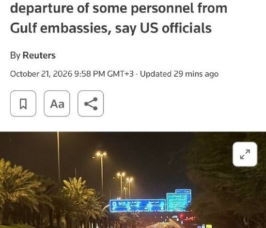 US Orders Embassy Staff and Families to Leave Saudi Arabia Immediately — The US has ordered embassy personnel and their