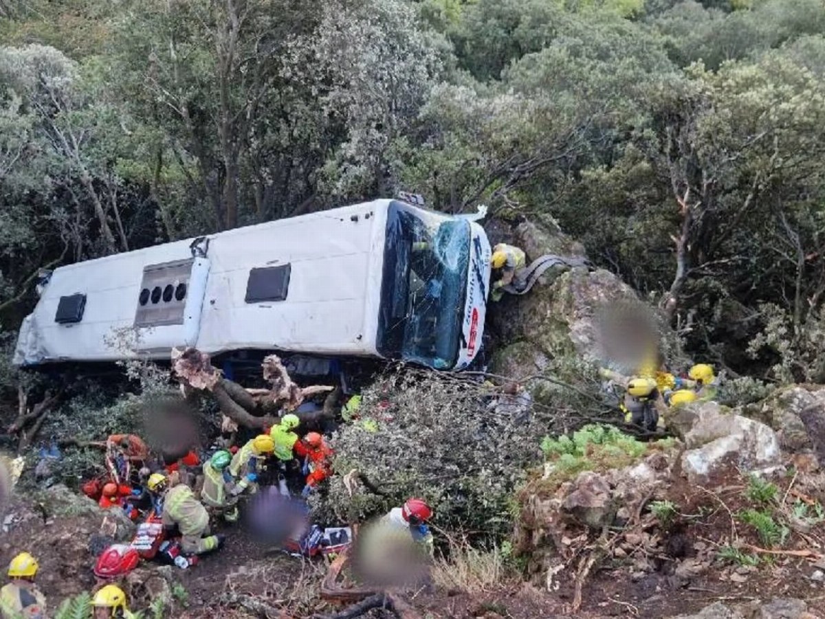Bus Plunges Off Slope in Spain, Over 80 Injured — A bus accident in Fogars de Montclús, Spain, has left over 80 people i