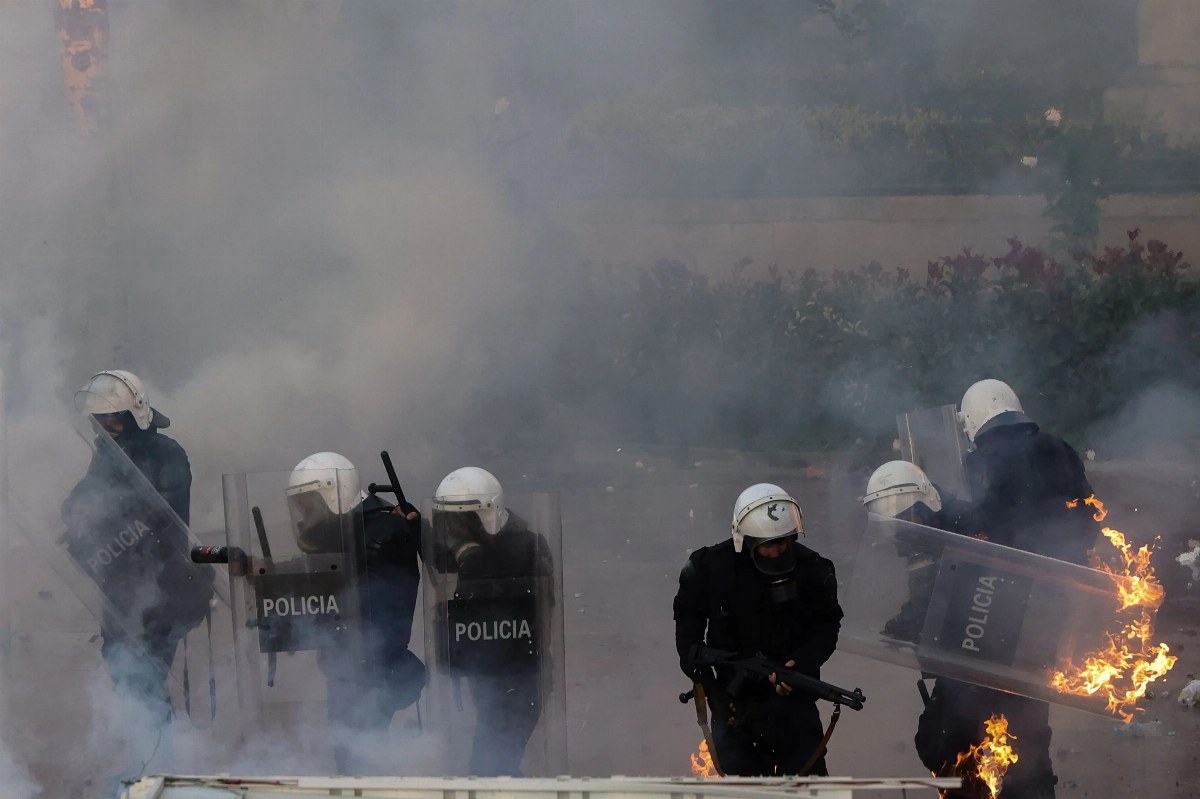 Albanian Prime Minister Declares Protesters Crossed "Red Line" After Week of Violence — Edi Rama states in Tirana that p