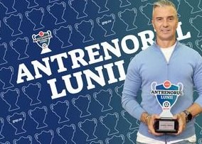 Daniel Pancu Named Coach of the Month for September 2026 — Daniel Pancu leads Rapid to second place, achieving an unbeat