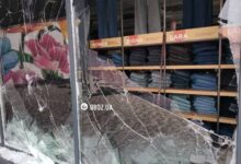 Burned JYSK Store in Kyiv: Damage Overview — Images reveal the devastation of the burned JYSK store in Kyiv, alongside d